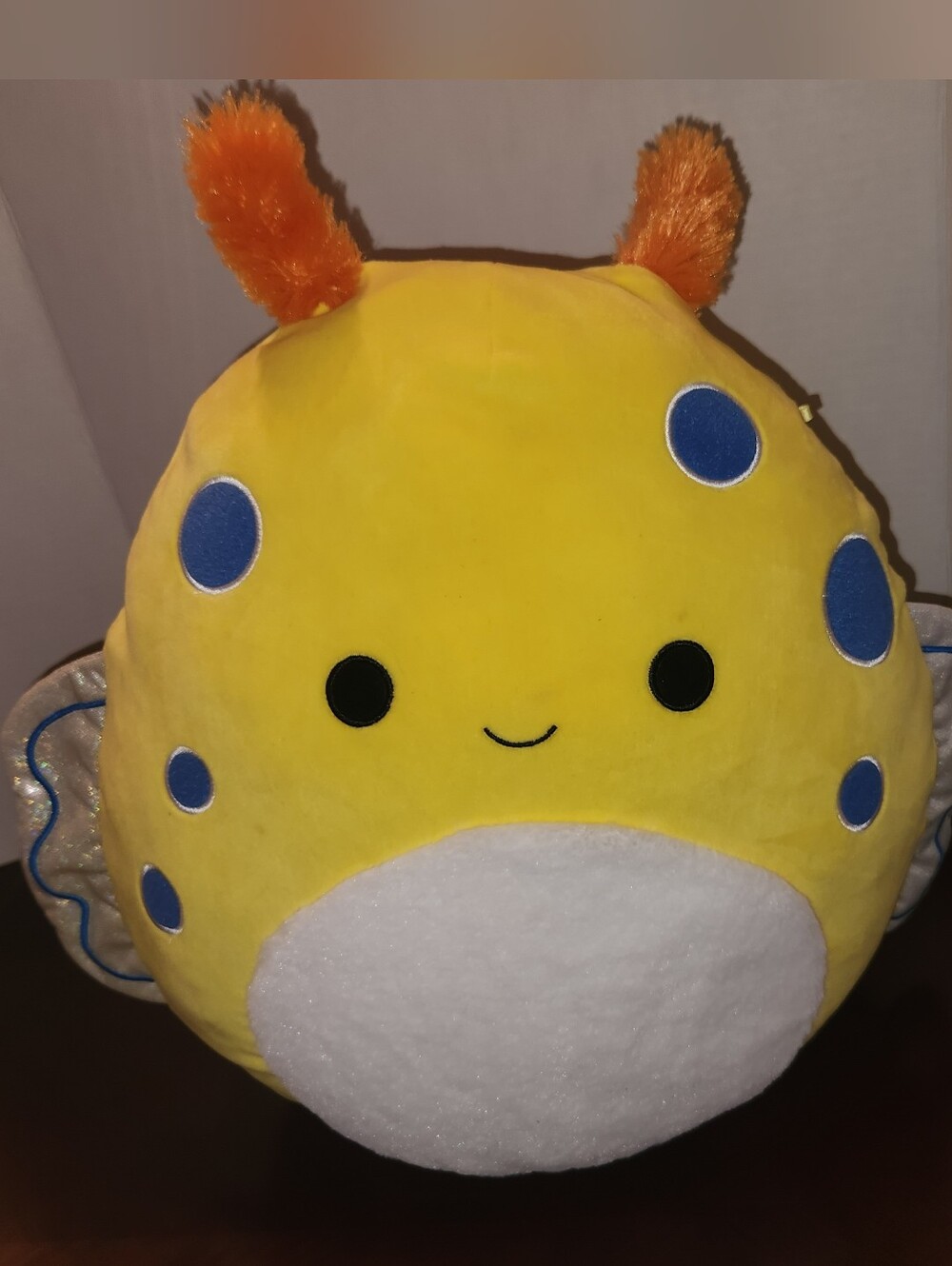 Ripply the yellow spotted sea slightly Squishmallow 14"